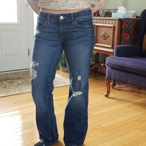AE Distressed Favorite Boyfriend Jeans